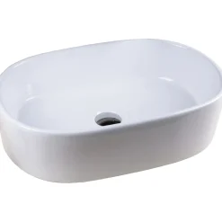 Lavabo rettangolare appoggio Verona 55x35x14 cm