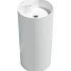 Lavabo tondo freestanding Vistabella bianco Ø 45 cm x 90 cm