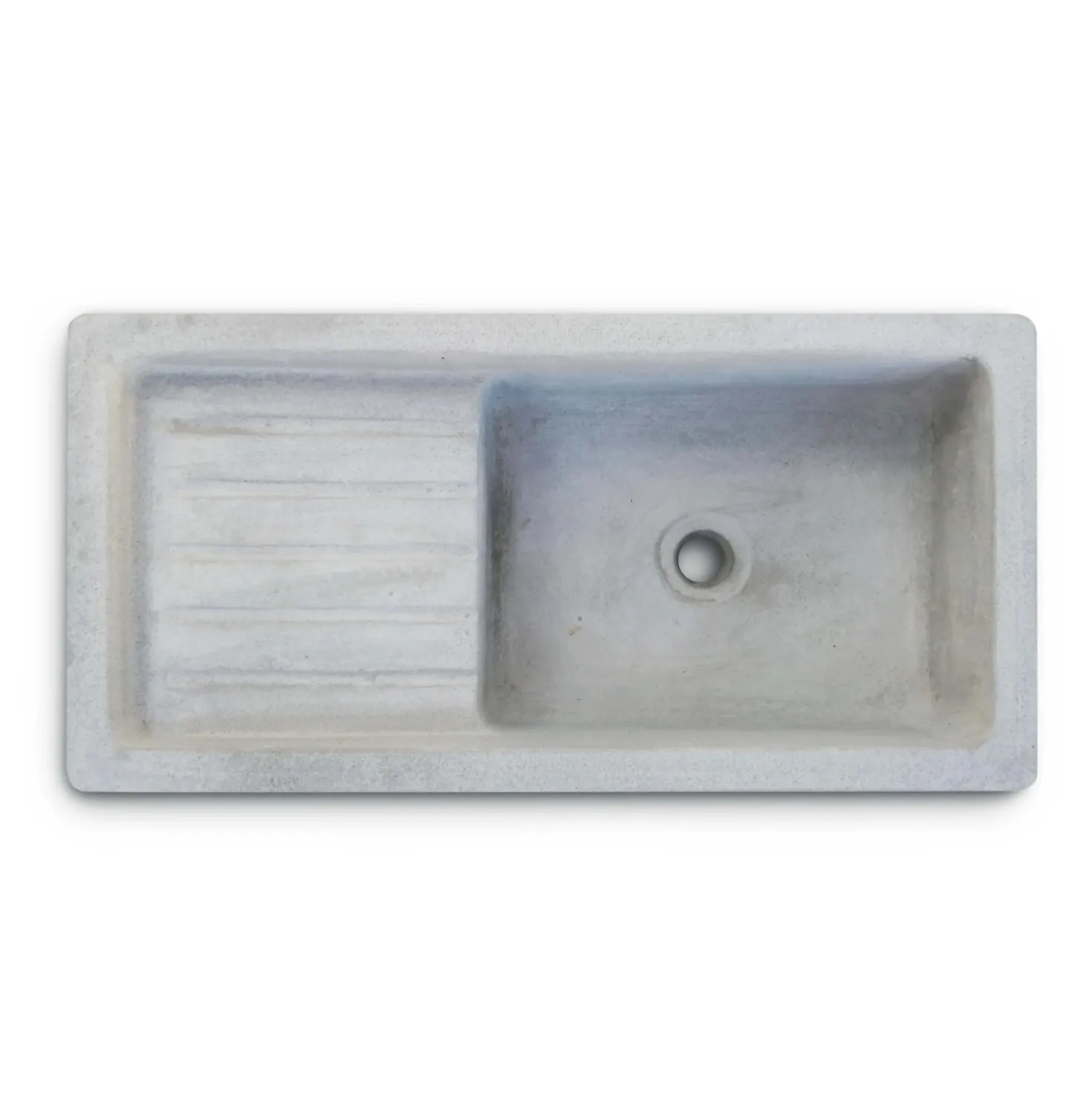 Lavandino da esterno Gavi in cemento grigio 20x80x40 cm
