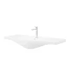 Lavatoio ceramica 105 cm bianco