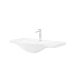Lavatoio ceramica 85 cm bianco