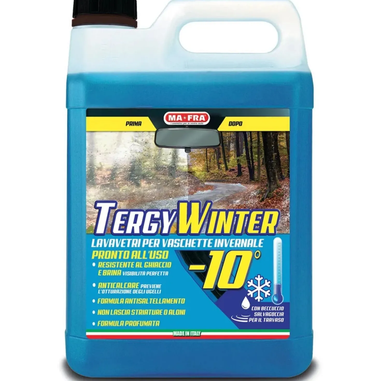 Lavavetri con versatore MA-FRA Tergy Winter -10°C da 4,5 l