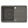 Lavello 1 vasca con gocciolatoio Idrostile Varadero 440x230 mm Antracite Met