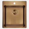 Lavello 1 vasca forma 1 Idrostile Ciego de Ávila 505x200 mm bronzo spaz