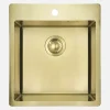 Lavello 1 vasca forma vert Idrostile Ciego de Ávila 505x200 mm oro spaz