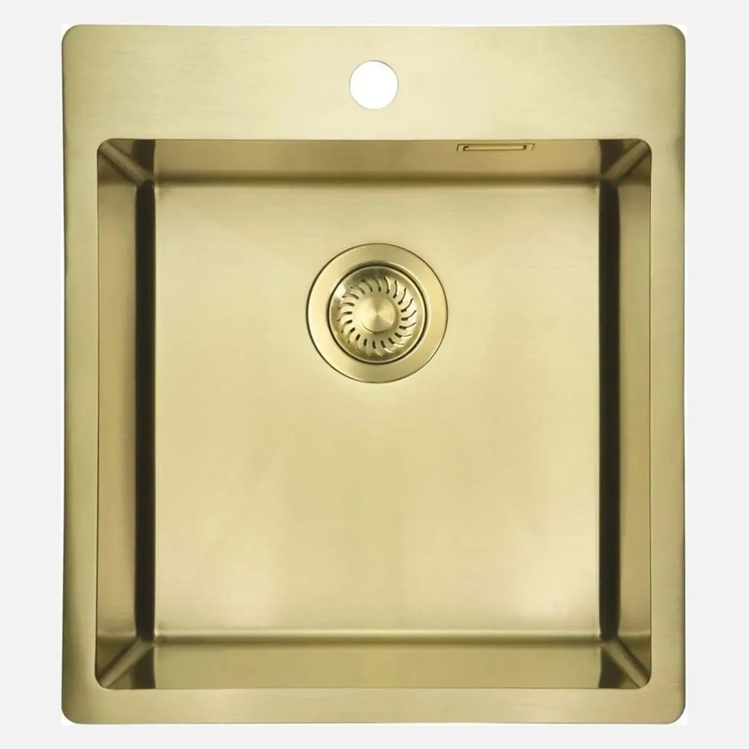 Lavello 1 vasca forma vert Idrostile Ciego de Ávila 505x200 mm oro spaz
