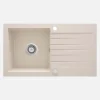 Lavello 1 vasca gocciolatoio Idrostile Martí sifone 440x160 mm beige