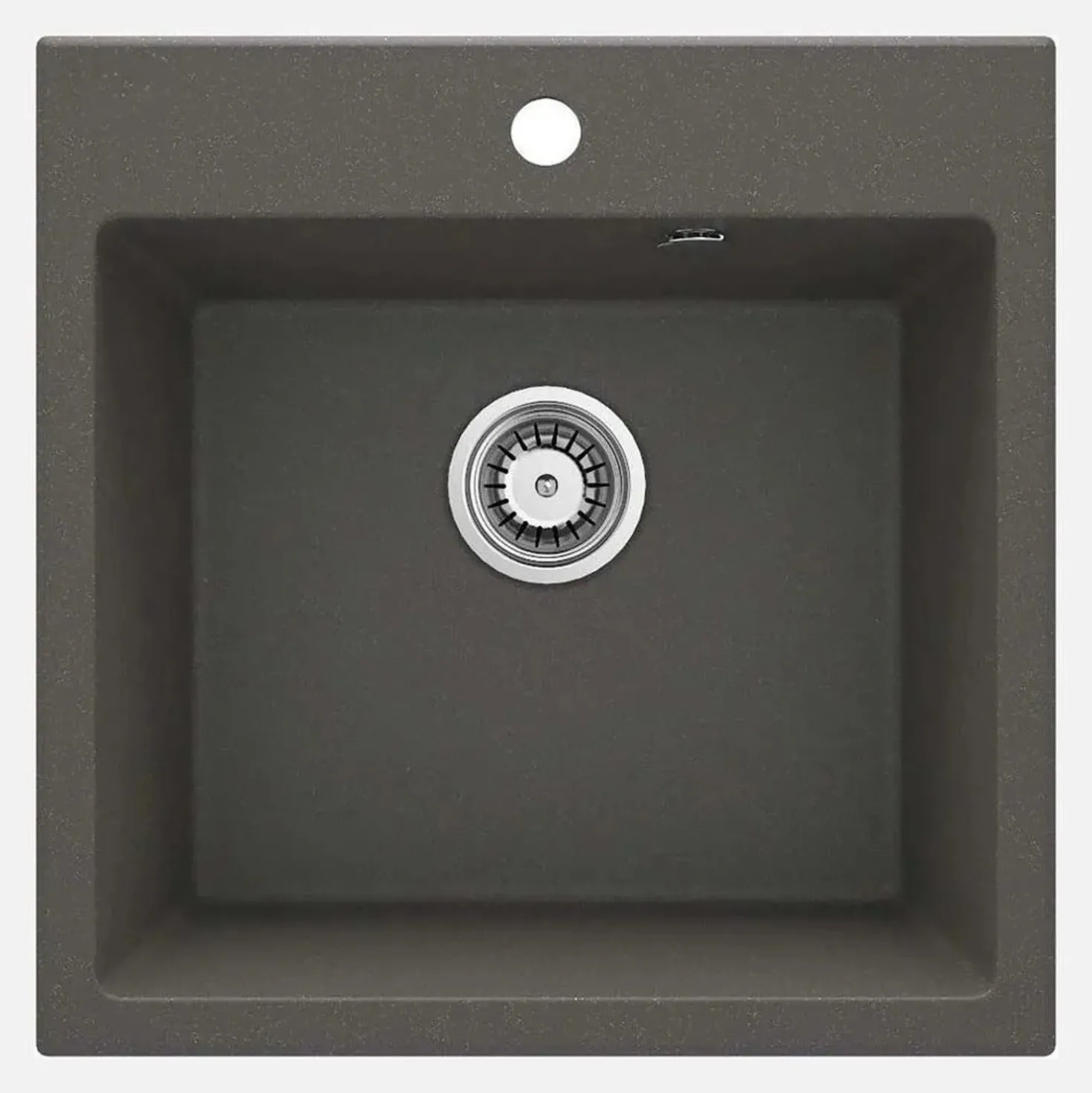 Lavello 1 vasca Idrostile Banes 500x216 mm Antracite metallizzato