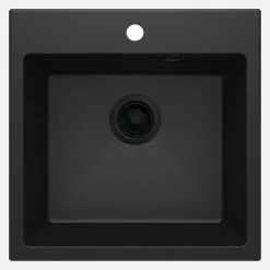 Lavello 1 vasca Idrostile Banes 500x216 mm grafite metallizzata