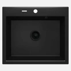 Lavello 1 vasca Idrostile Florida 520x210 mm Nero