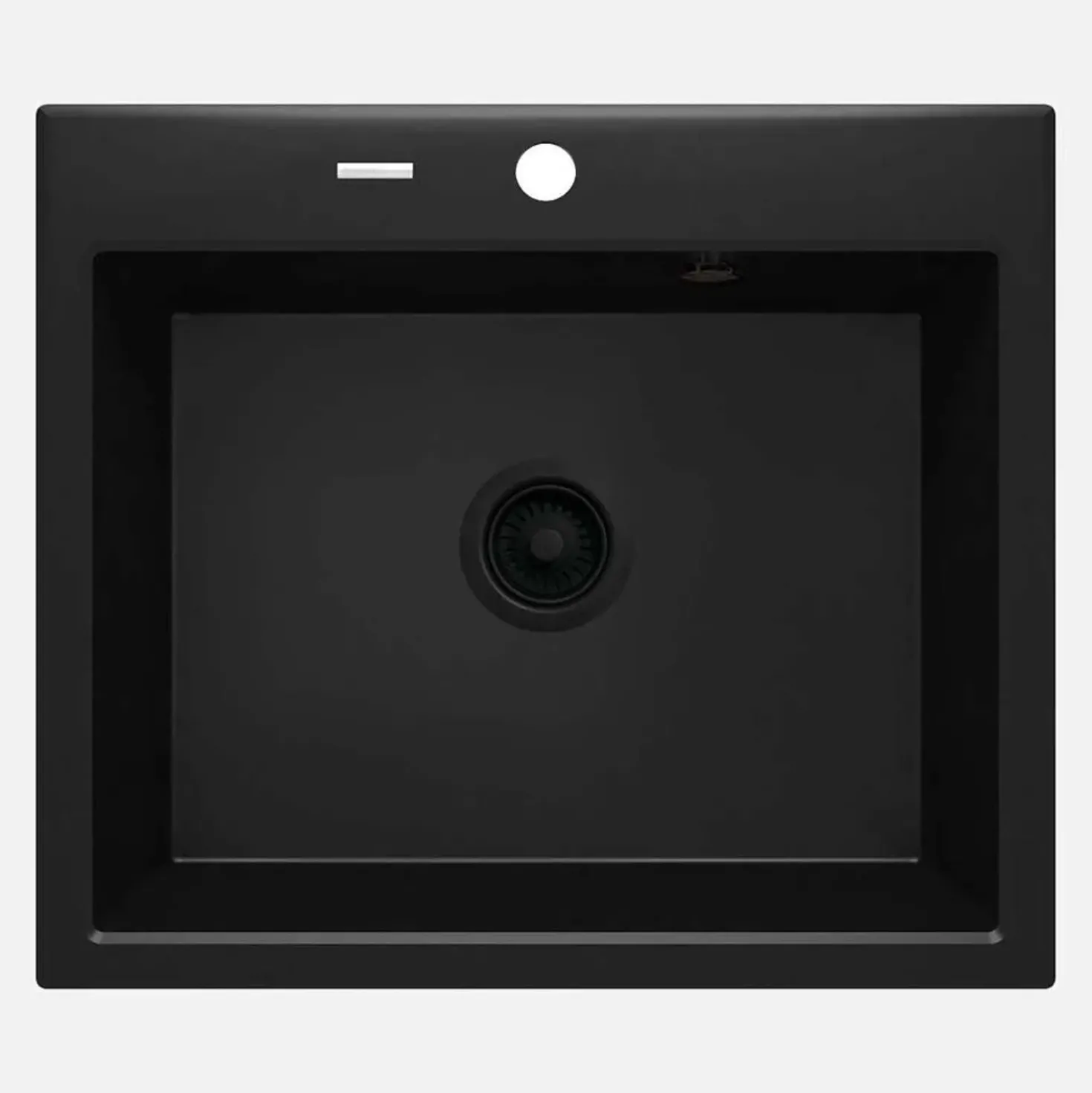 Lavello 1 vasca Idrostile Florida 520x210 mm Nero