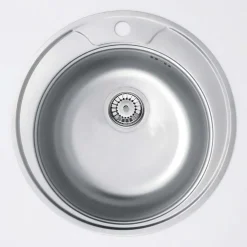 Lavello 1 vasca Idrostile Baracoa D490 mm satinato