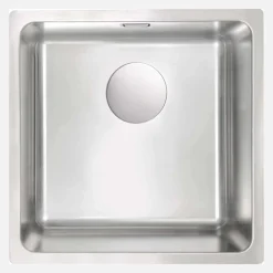 Lavello 1 vasca Idrostile Cifuentes 440x200 mm acciaio spazzolato