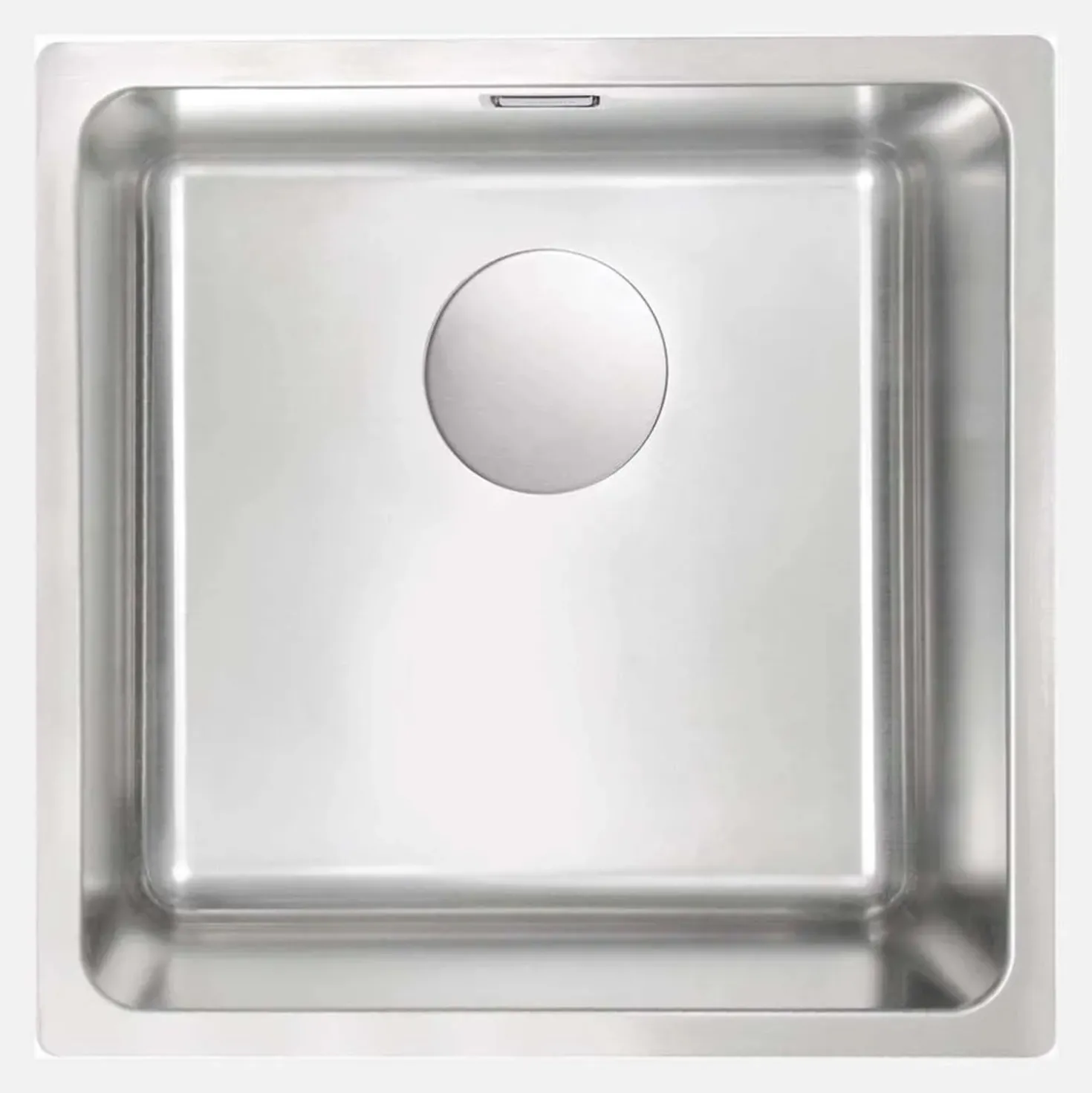 Lavello 1 vasca Idrostile Cifuentes 440x200 mm acciaio spazzolato
