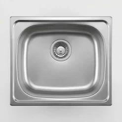 Lavello 1 vasca Idrostile Jatibonico 400x150 mm acciaio inox
