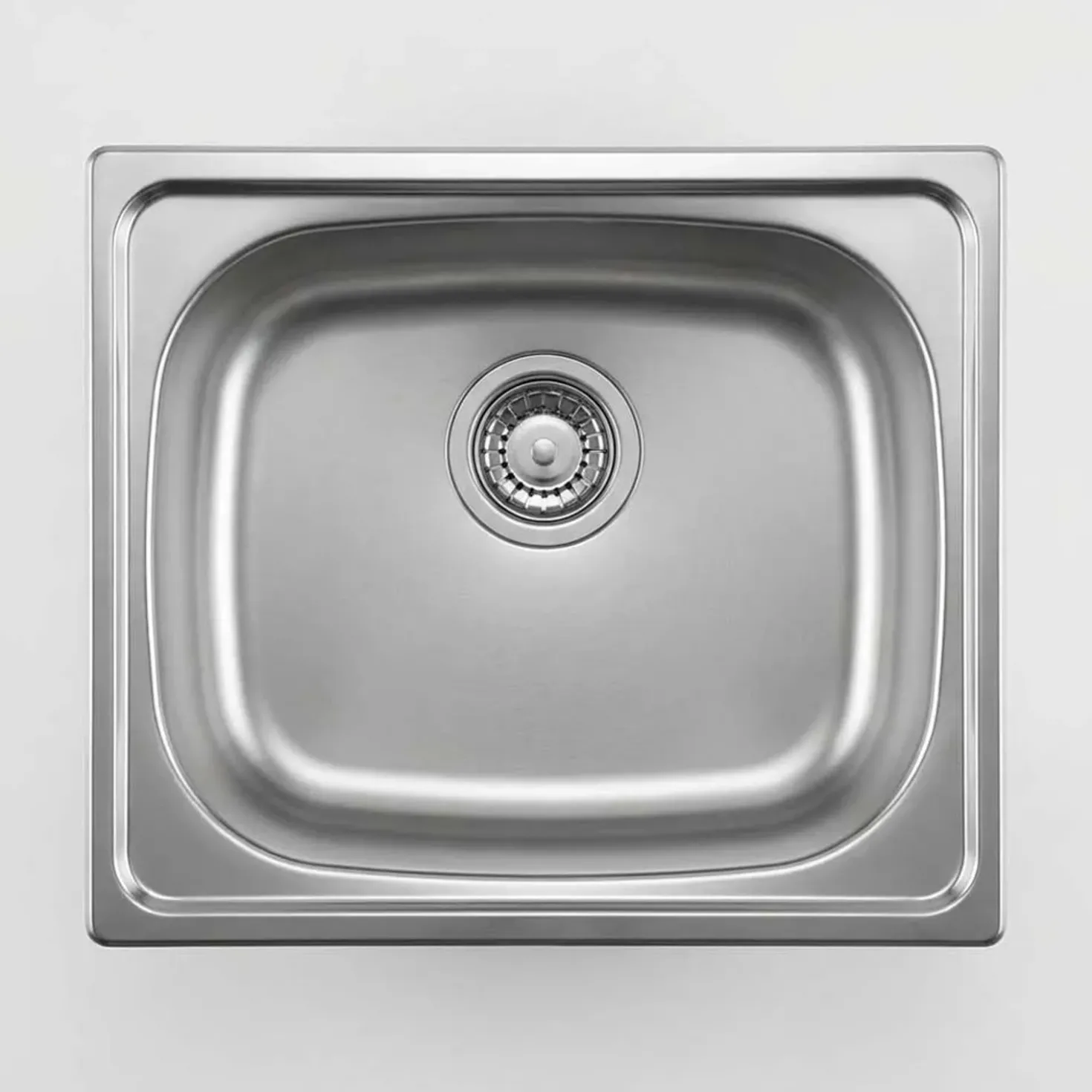 Lavello 1 vasca Idrostile Jatibonico 400x150 mm acciaio inox