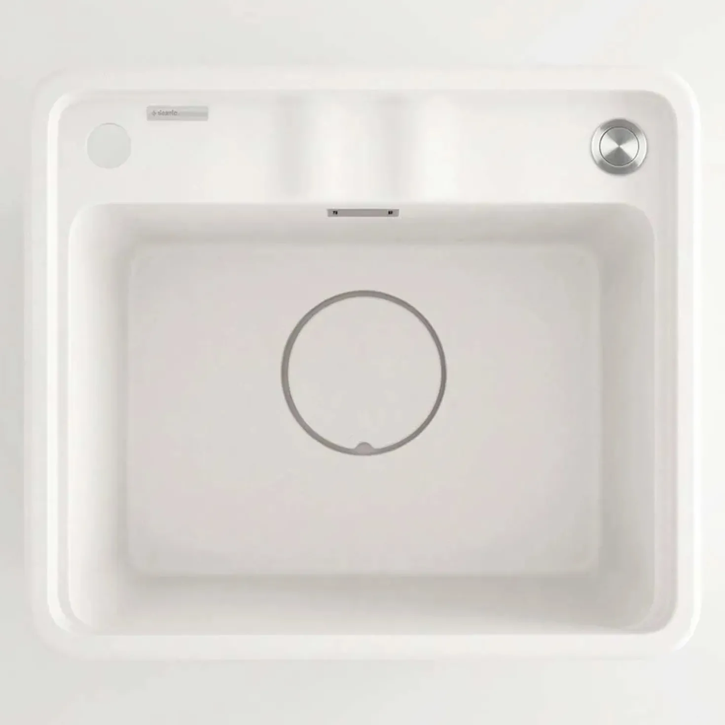 Lavello 1 vasca Idrostile Varadero 440x230 mm alabastro