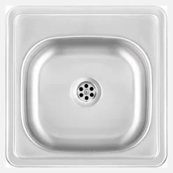 Lavello 1 vasca Idrostile Jatibonico 380x160 mm satinato