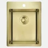 Lavello 1 vasca Idrostile Ciego de Ávila 505x200 mm oro spazzolato
