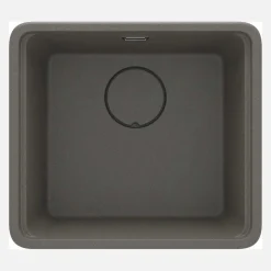 Lavello 1 vasca Idrostile Varadero 450x230 mm Antracite metallizzato