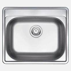 Lavello 1 vasca Idrostile Cidra 500x180 mm satinato