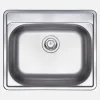 Lavello 1 vasca Idrostile Cidra 500x180 mm acciaio inox