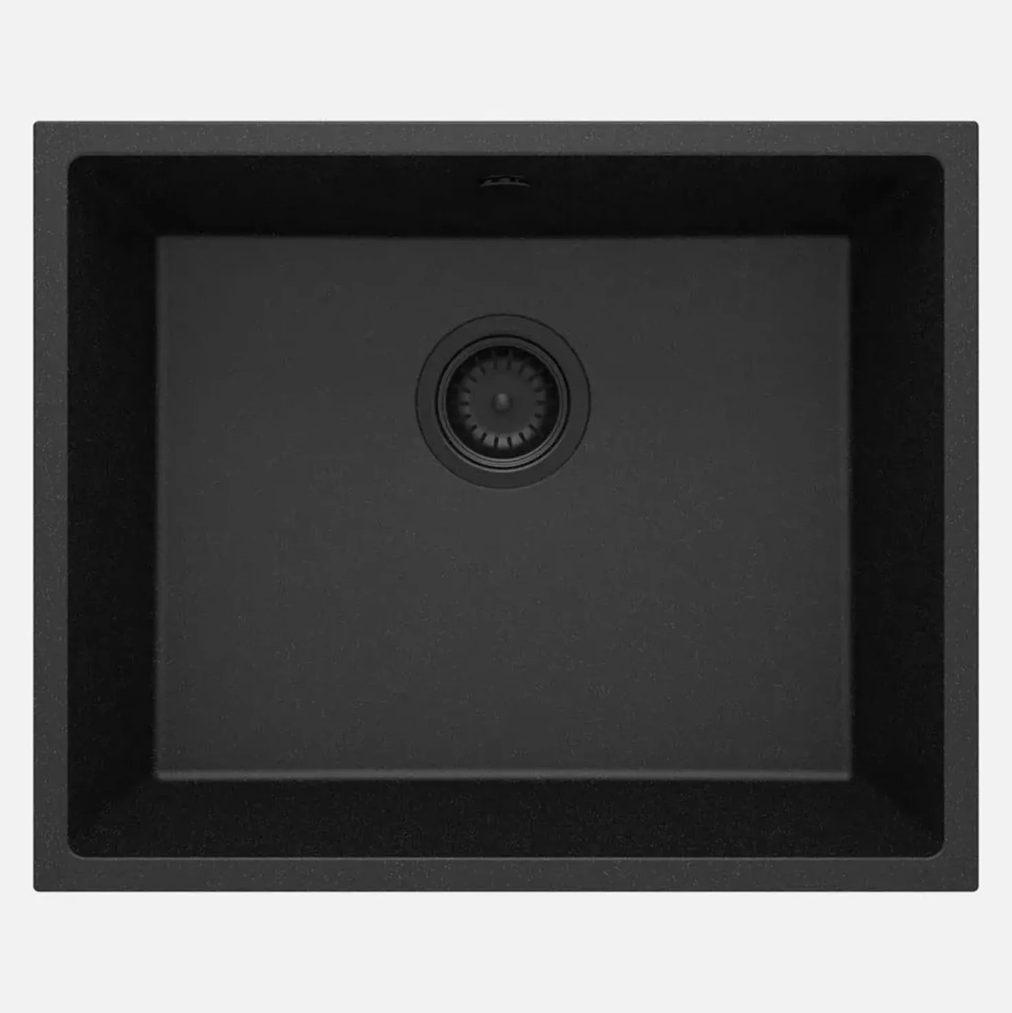 Lavello 1 vasca incasso Idrostile Colón forma oriz 440x200 mm Grafite Met