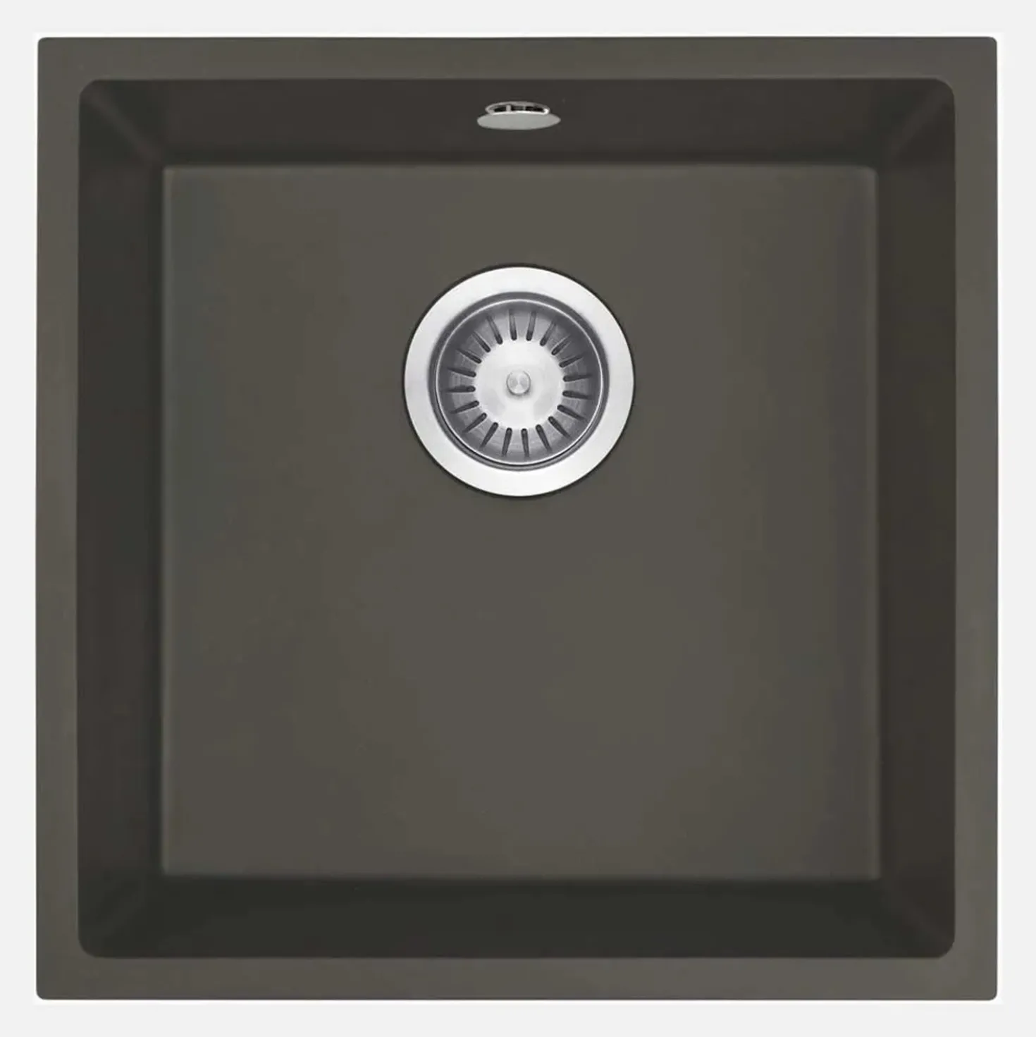 Lavello 1 vasca sottotop Idrostile Colón 440x200 mm Antracite Metallizzato