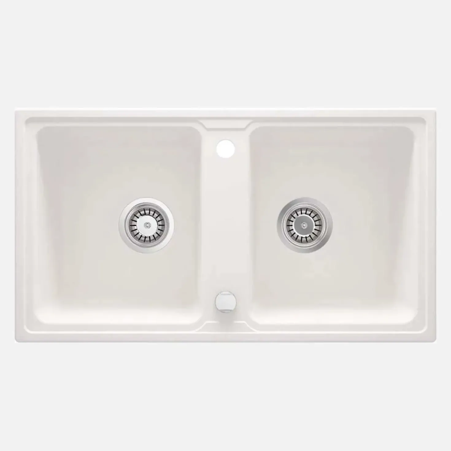 Lavello 2 vasche Idrostile Martí 435x180 mm alabastro