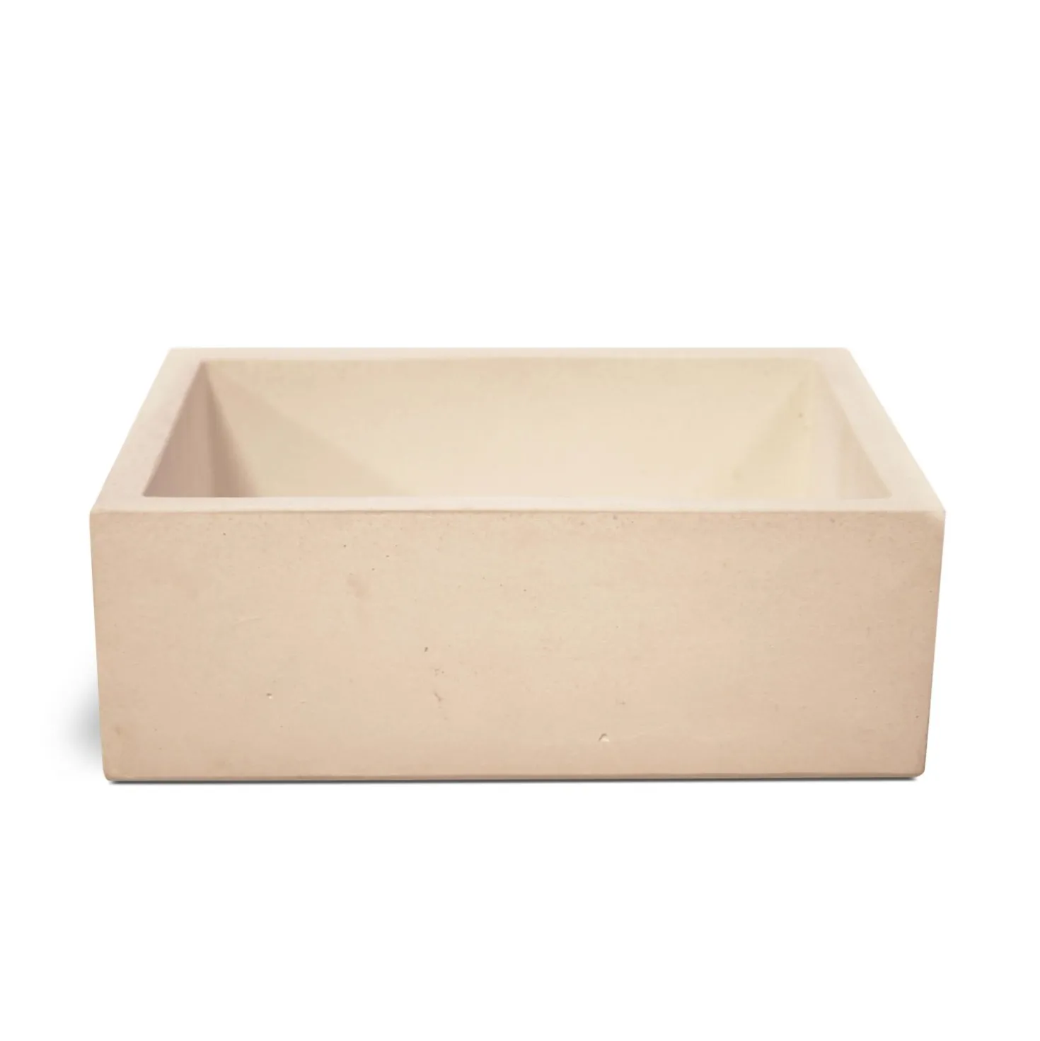 Lavello da esterno Madrid in cemento 35x45x16 cm rosa