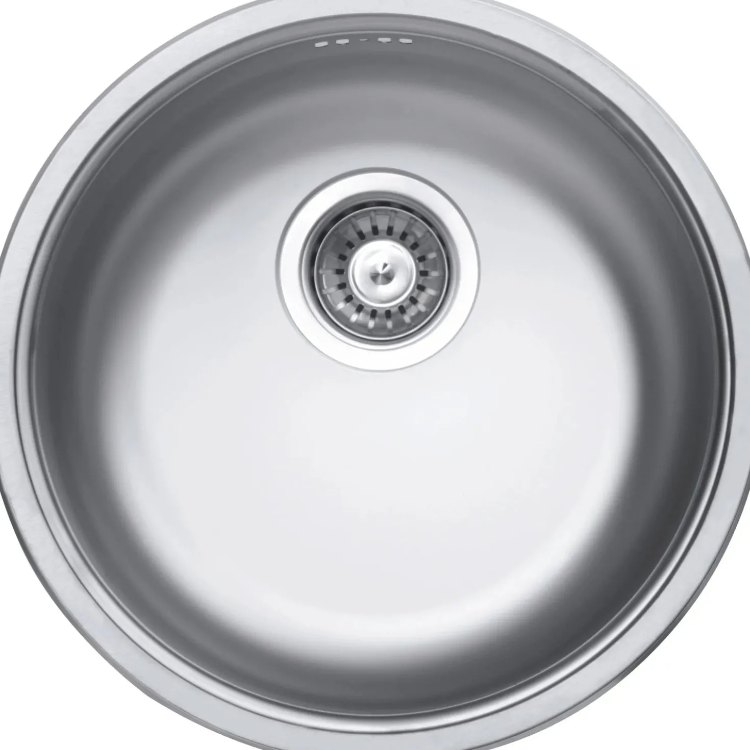 Lavello da incasso Ø 43,5 cm inox