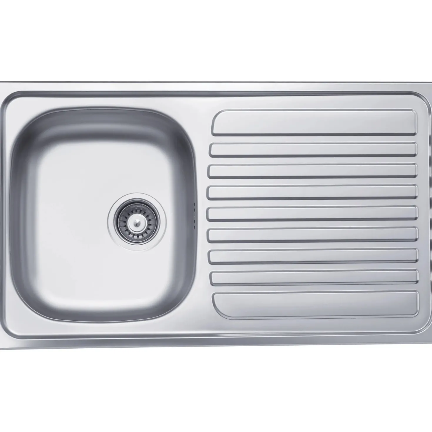 Lavello da incasso 1 vasca sx 86 cm inox