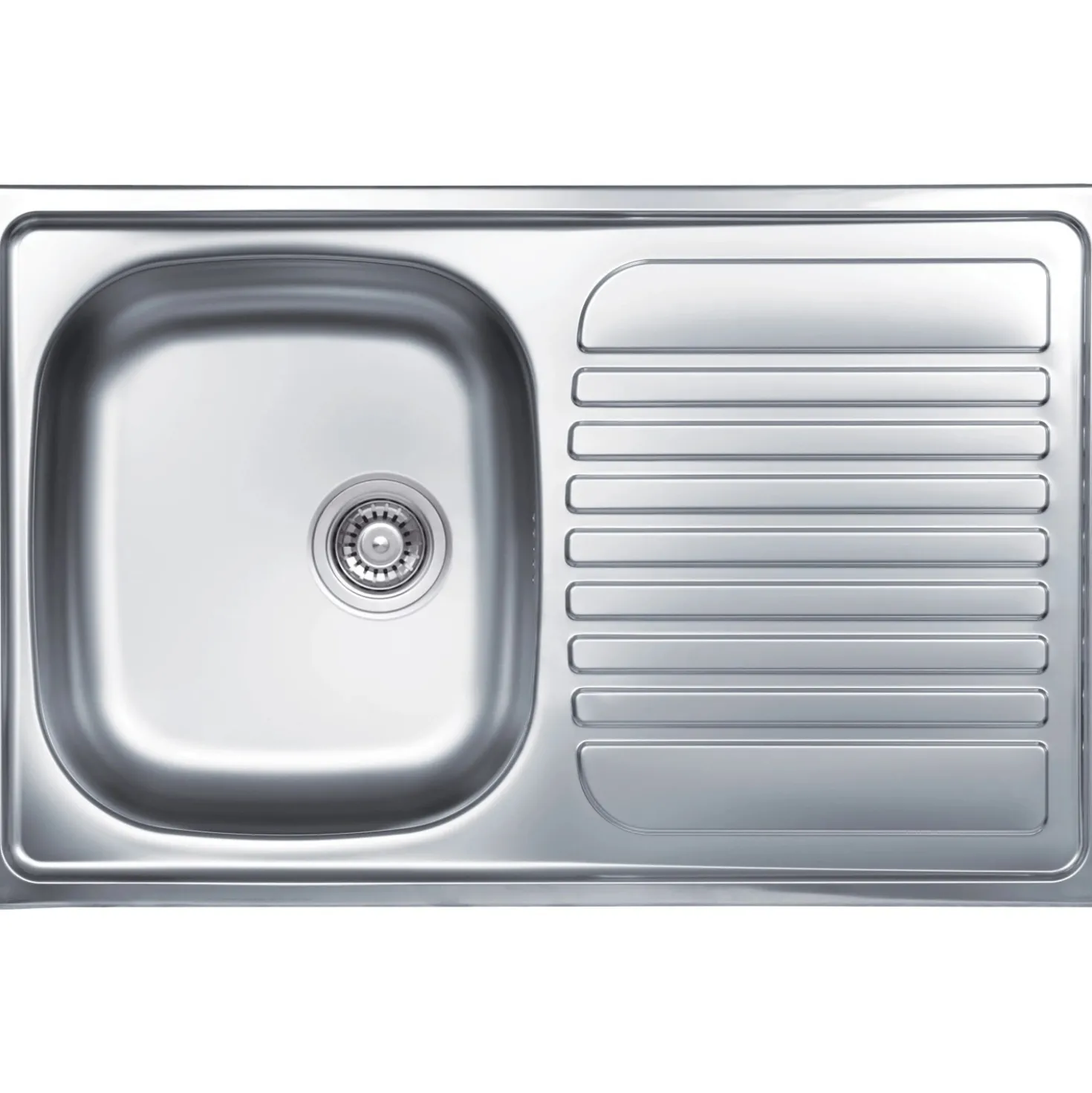 Lavello da incasso 1 vasca sx 79 cm inox