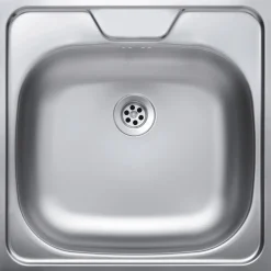 Lavello da incasso 48x48 cm inox