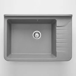 Lavello servizio 1 vasca a parete Idrostile 350x252 mm Grigio