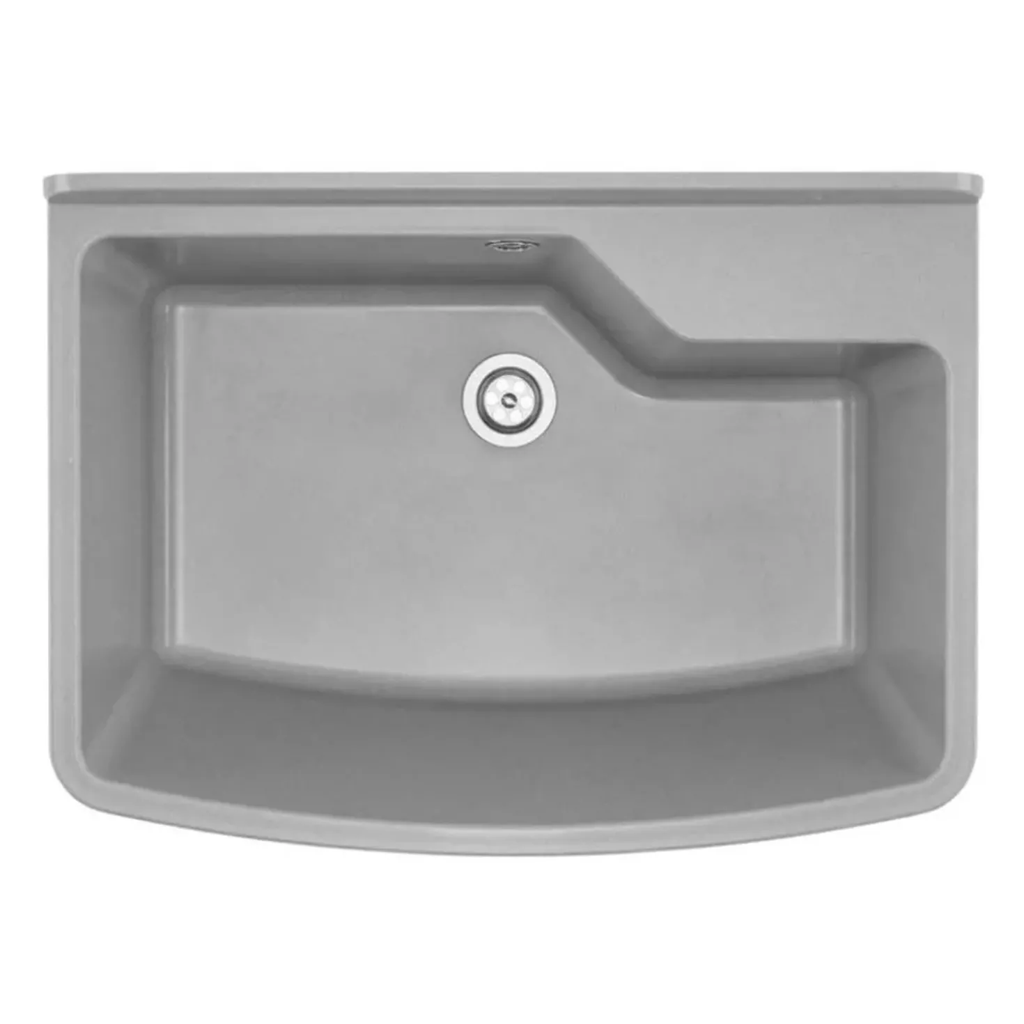 Lavello servizio 1 vasca a parete Idrostile 445x302 mm Grigio
