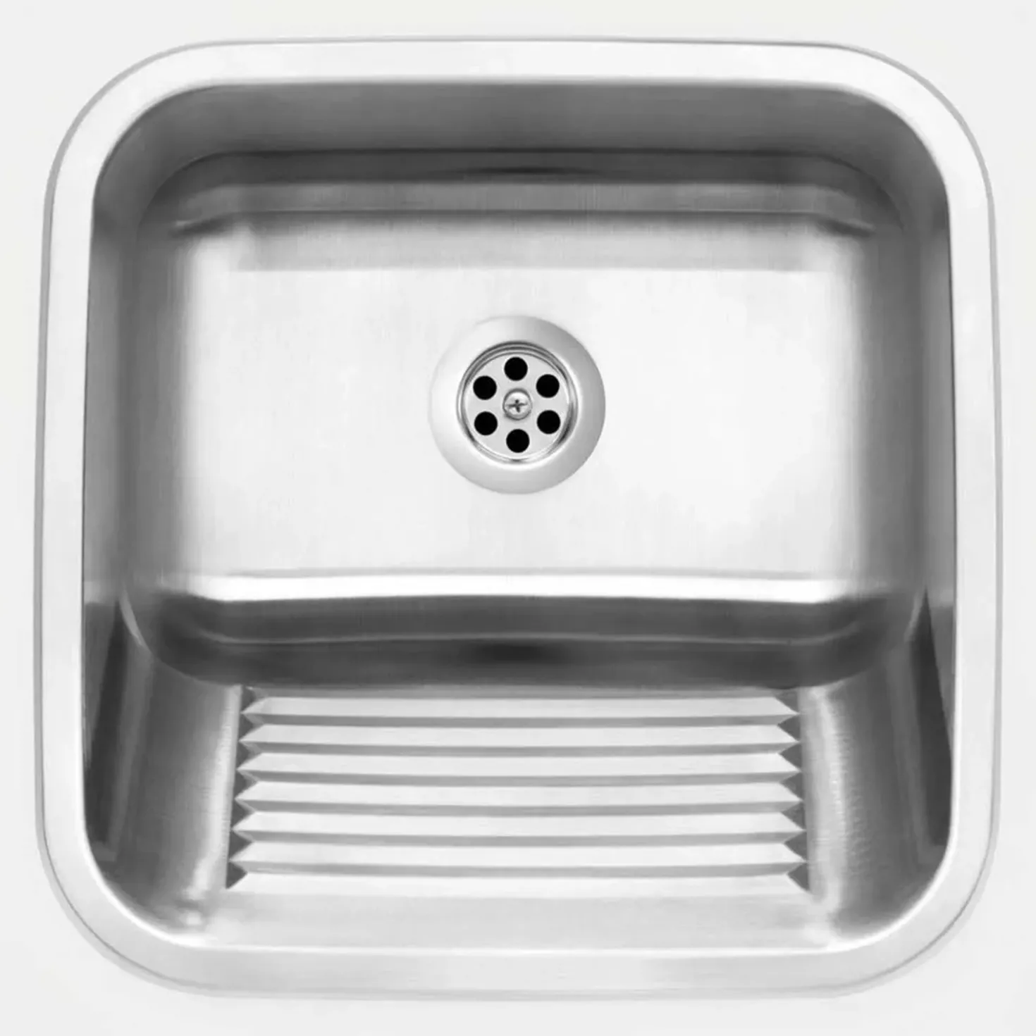 Lavello servizio 1 vasca incasso o parete Idrostile 450x200 mm Satinato