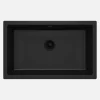 Lavello sottopensile 1 vasca Idrostile Colón 500x204 mm Nero