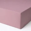 Lenzuola sotto con angoli tinta unita 90x200 cm rosa