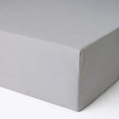 Lenzuola sotto con angoli tinta unita 90x200 cm grigio