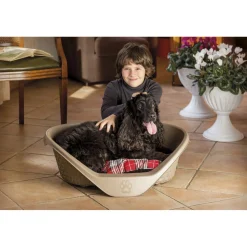 Letto per gatti e cani con piedini anti-scivolo Nido 50 cm