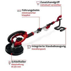 Levigatrice Einhell Power X-Change TP-DW 18/225 Li 18 V - Solo