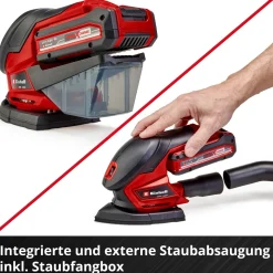 Levigatrice multifunzione Einhell Power X-Change TE-OS 18/150 Li-Solo 18 V