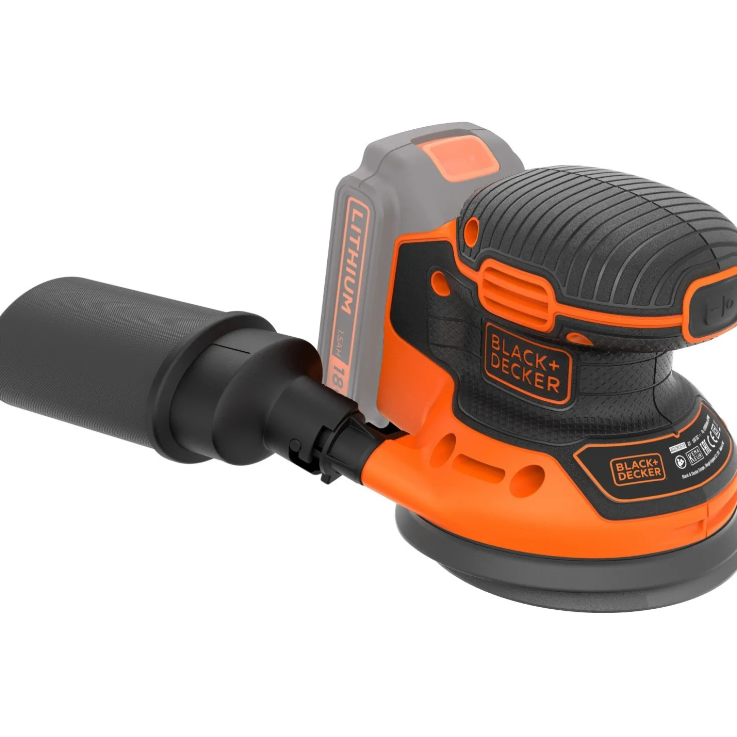 Levigatrice rotorbitale Black+Decker 18 V Litio