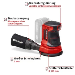 Levigatrice rotorbitale Einhell Power X-Change TE-RS 18 Li Solo