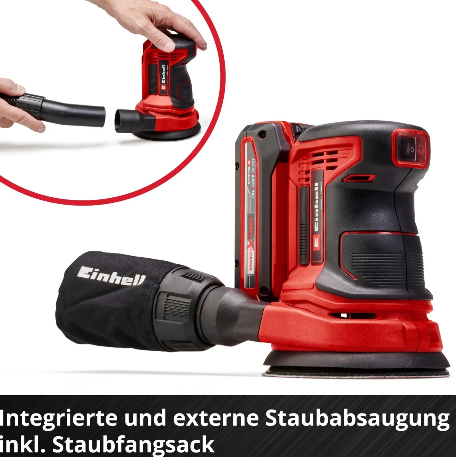 Levigatrice rotorbitale Einhell Power X-Change TE-RS 18 Li Solo