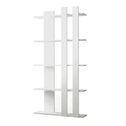 Libreria Tiny in legno bianco