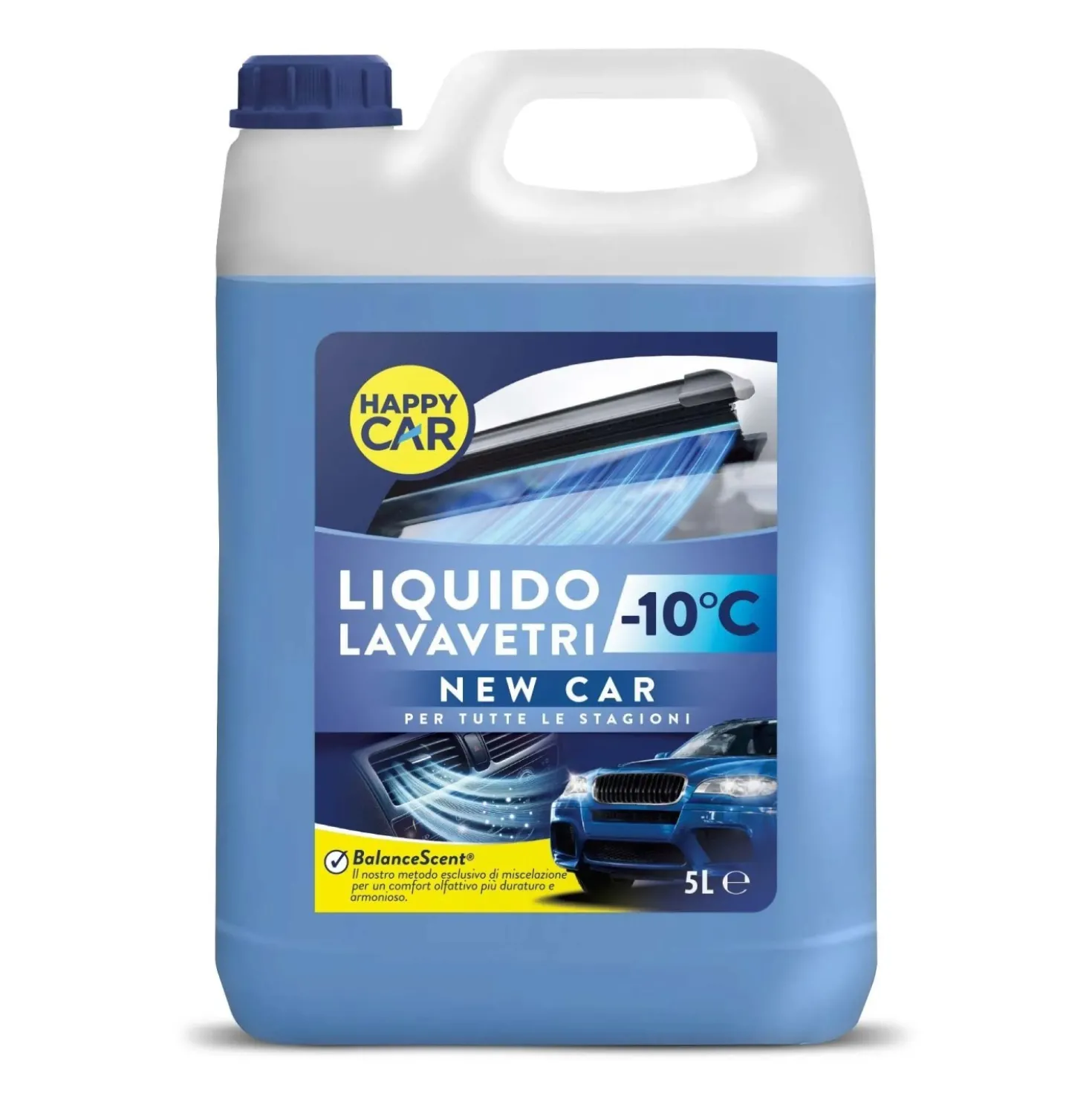 Liquido lavavetri 10°C Happy Car 5 l