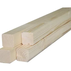 Listello in abete grezzo 30x30x1000 mm
