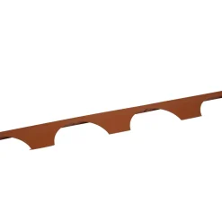 Listello in plastica riciclata per tegola etrusca col terracotta